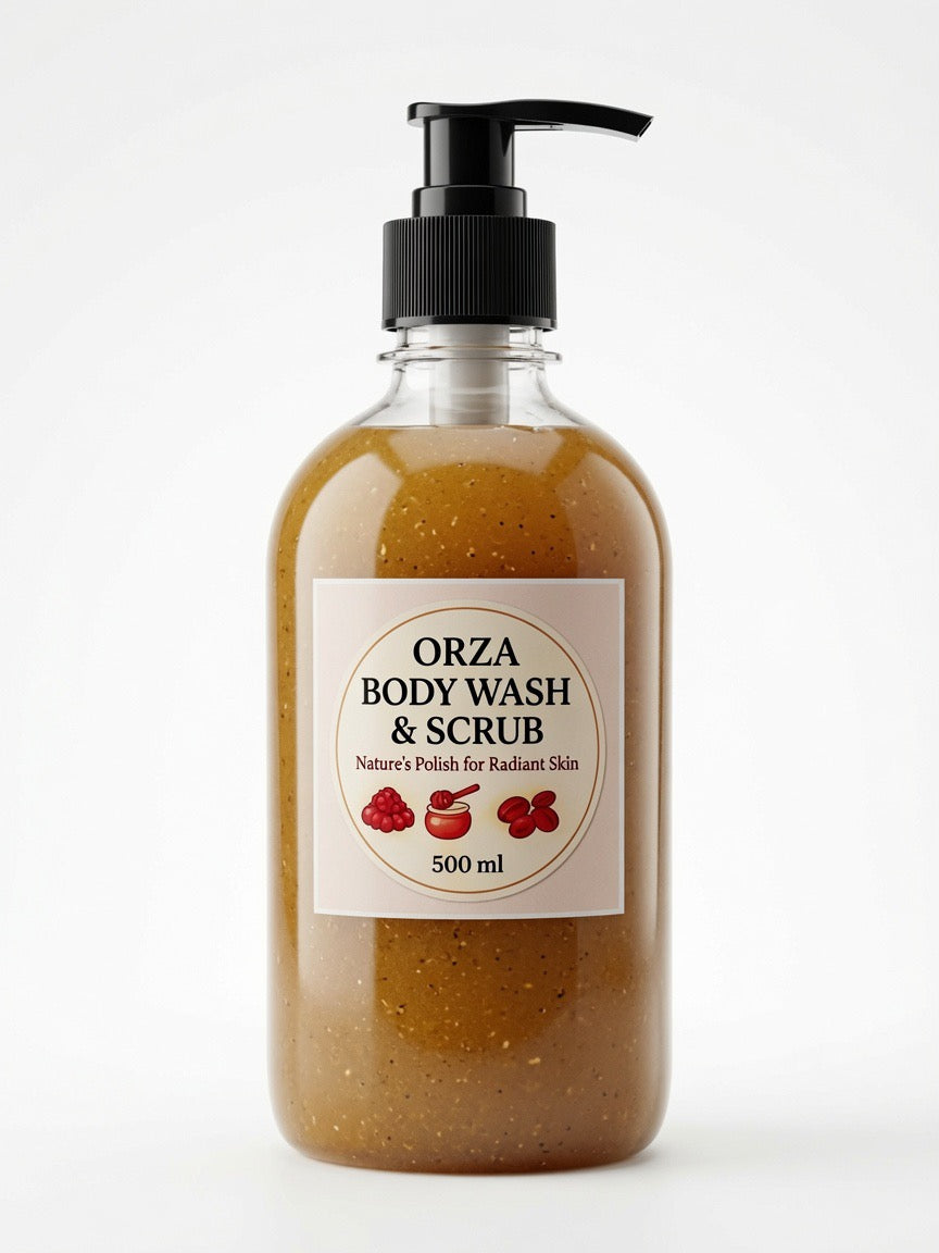 ORZA Body Wash & Scrub